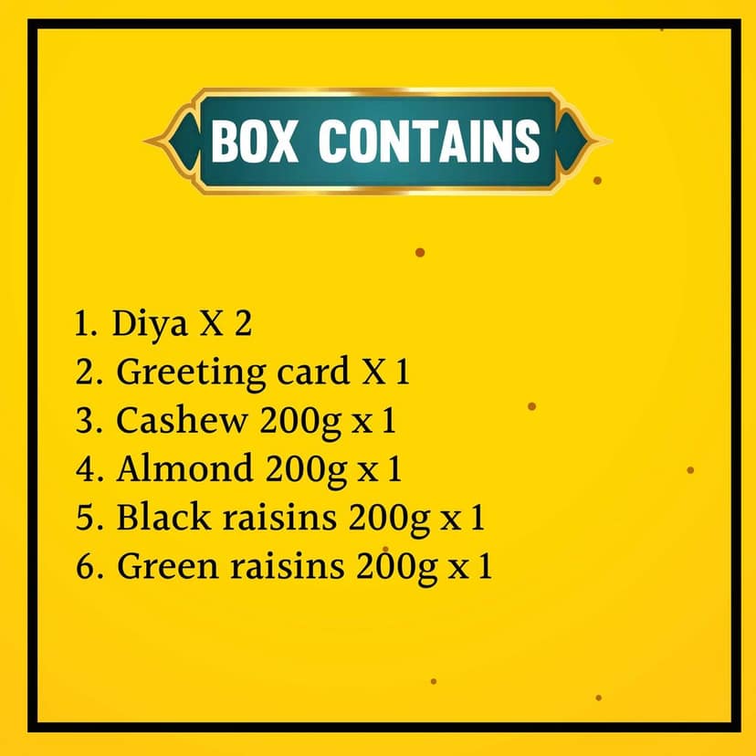 ManHar Organics 800g Diwali Dry Fruits Gift Hamper | Perfect for Corporate Gifting, Celebrations, and Special Occasions | All-Purpose Gift Box Hamper | view 2