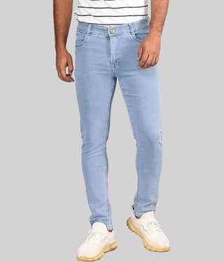 Aflash - Light Grey Denim Slim Fit Men's Jeans ( Pack of 1 )