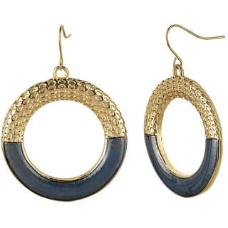 Round Ring Baali Earrings for Girls Daily Use Brass Material Earrings for Women's Fashion Jewellery for Party view 2