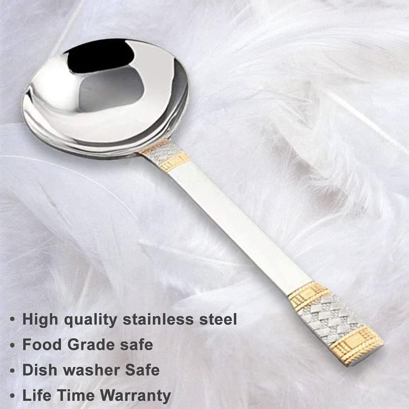 fnS Celebration Gravy Ladle 24 Karat Gold Plated view 2