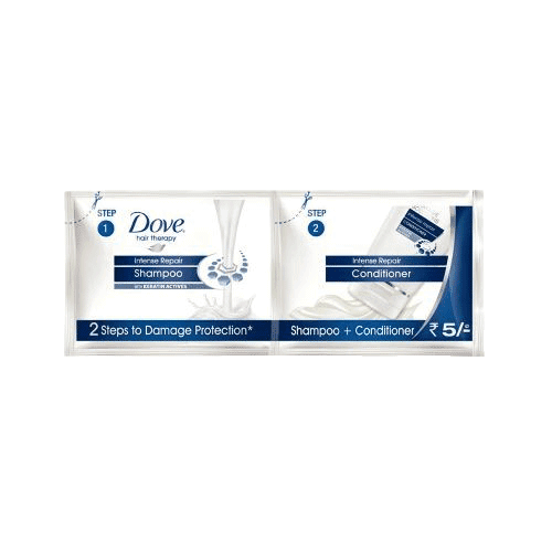 Dove Hair Shampoo & Conditioner Intense Repair Rs.5/-