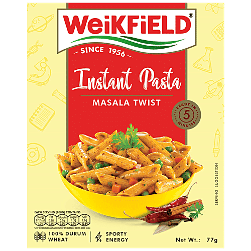 Weikfield Instant Pasta - Masala Twist, 77 g