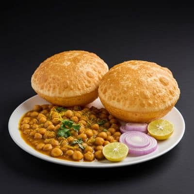 Chhole Bhature (2 Pcs)
