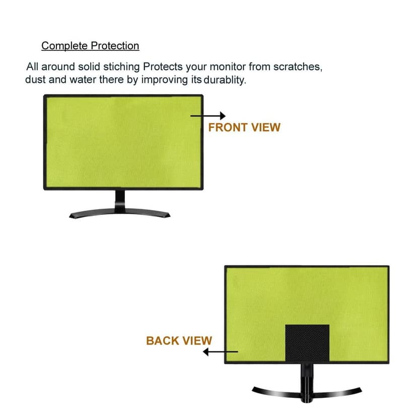 PalaP Super Premium Dust Proof Monitor Cover for LG 21.5 inches Monitor (Green) view 2
