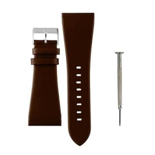 Genuine Leather 36mm Watch Strap Compatible with POLICE Watches | Premium Replacement Band with Installation Tool | Durable & Stylish Wrist Strap for Men