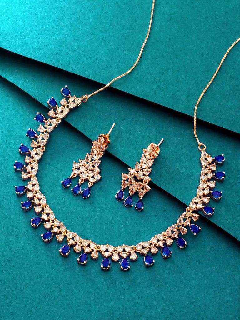 Morison Golden Bliss Necklace and Earrings Set Luxury in Every Detail