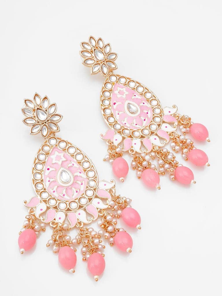 Morison Golden Teardrop Earrings Classic Design with Timeless Appeal view 2