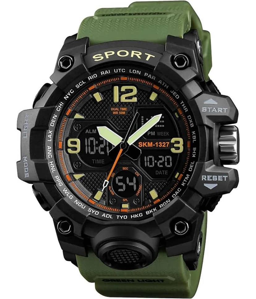 Harbor Green Silicon Analog-Digital Men's Watch