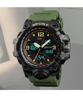 Harbor Green Silicon Analog-Digital Men's Watch