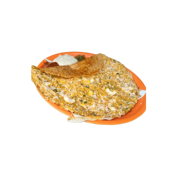 Rava Masala Cheese Dosa