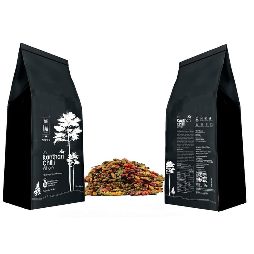 Dried Kanthari Chilli (Bird’s Eye Chilli/ Bird Eye Chilli/ Bird’s Chilli /Thai Chilli) view 2