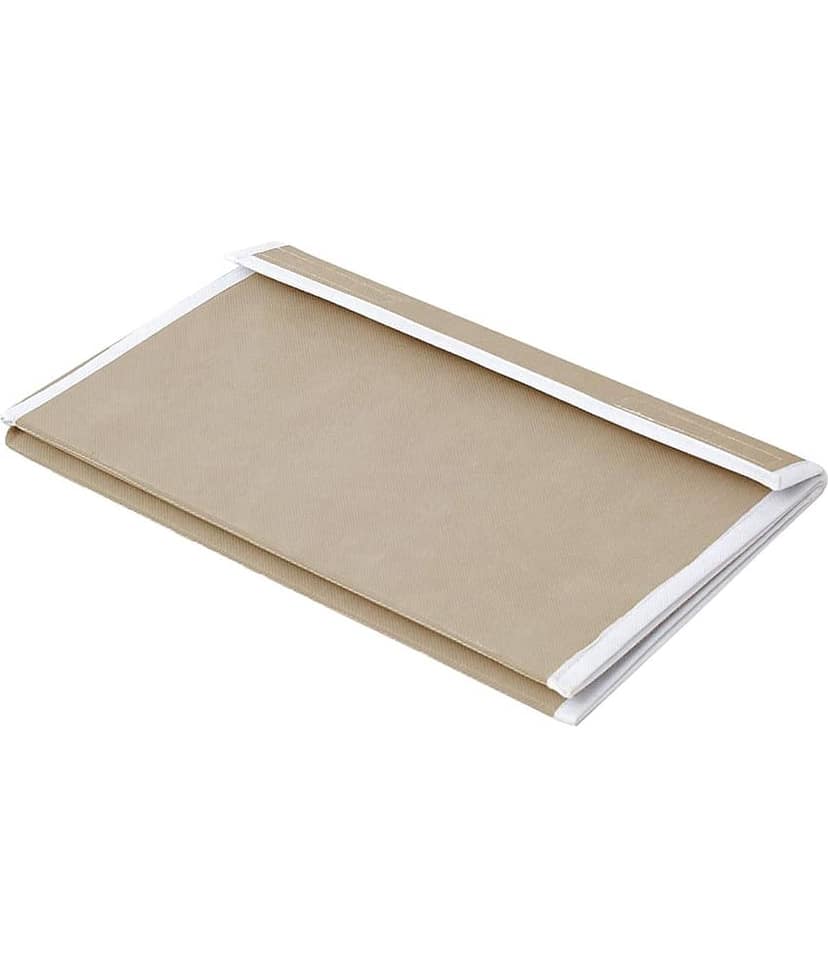 Sh Nasima Stackable Non Woven Shirt Organizer with Cover Lid- (Grey) - Pack of 4 view 2