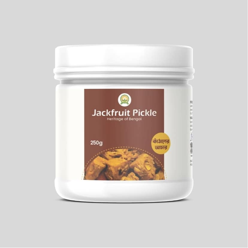 Authentic Bengali Jackfruit Pickle - 250g | Heritage of Bengal | Spicy & Flavorful view 2