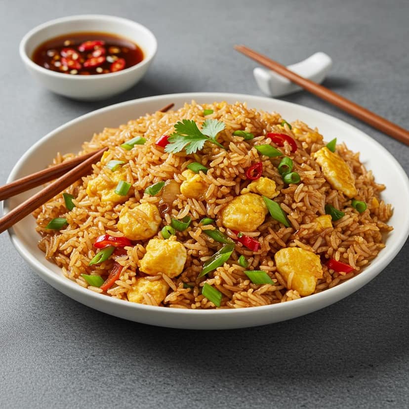 Egg Schezwan Fried Rice