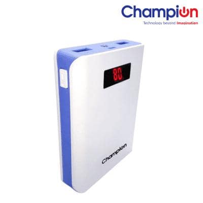 Champion Z-10 10400mAh Digital Power Bank - High-Capacity Portable Charger with LED Display ( Multicolor) view 2