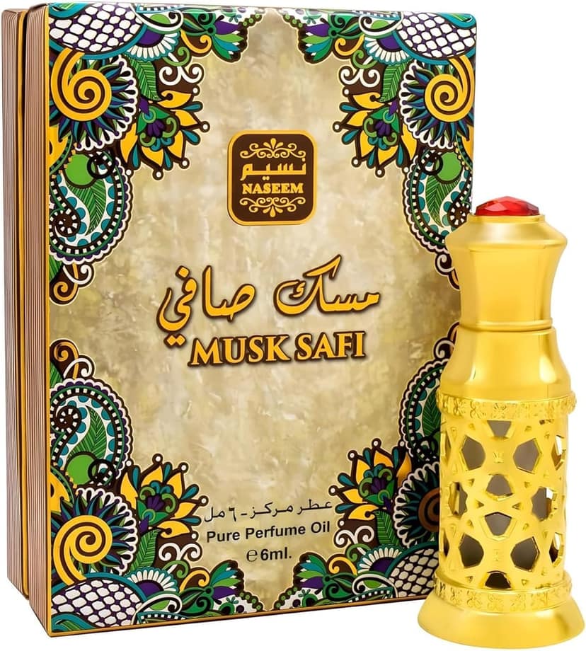 NASEEM Musk Safi Perfume Oil, Pure Musk Scent, Alcohol Free, 6mL view 2