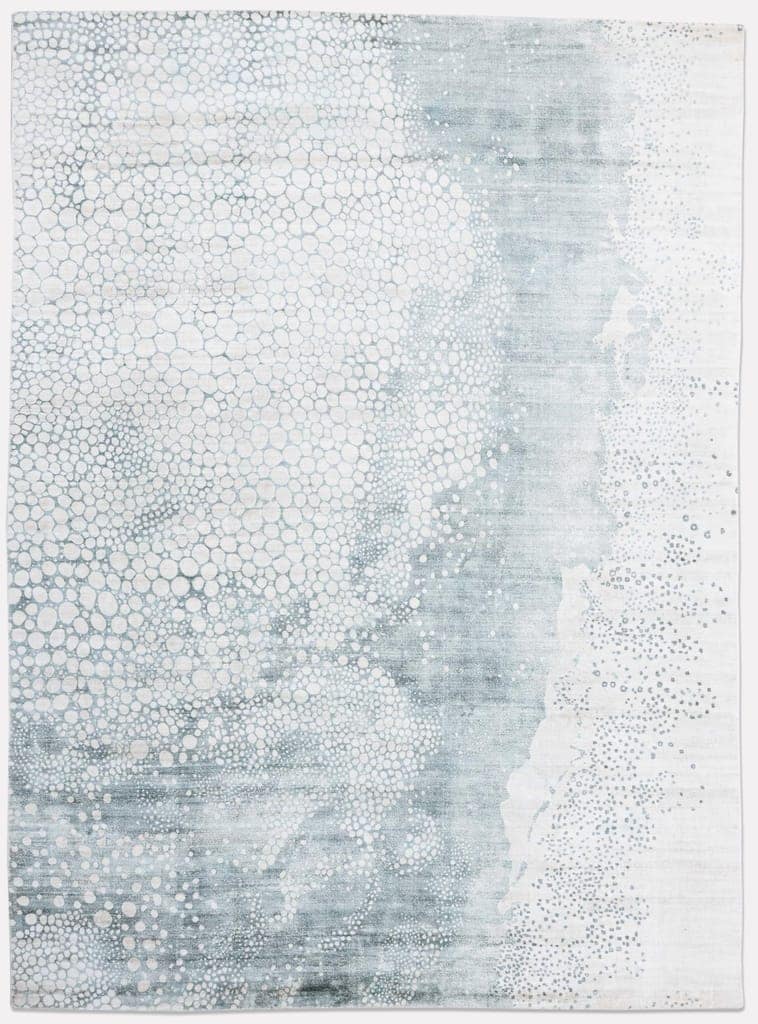 Neu Looms Colal Area Rug – Sophisticated Design with Mesmerizing Scattered Circle Pattern (Size 6x9 Feet, Blue)