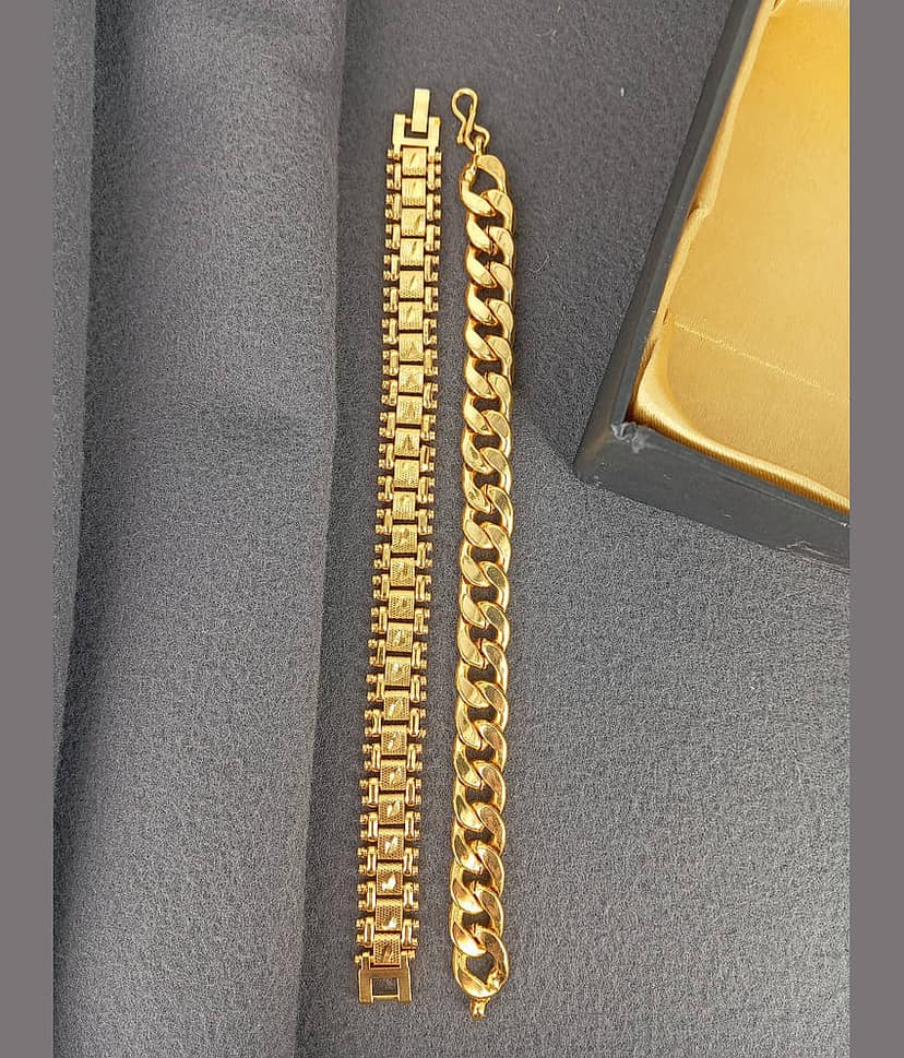 SHANKH-KRIVA Gold Bracelet ( Pack of 1 )