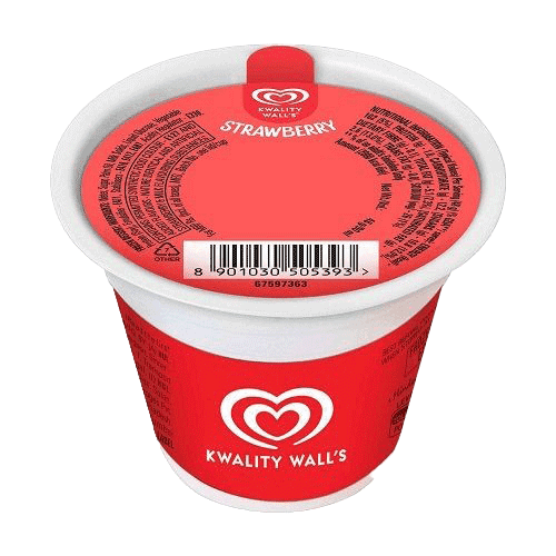 Kwality Walls Strawberry Supreme cup 90ml
