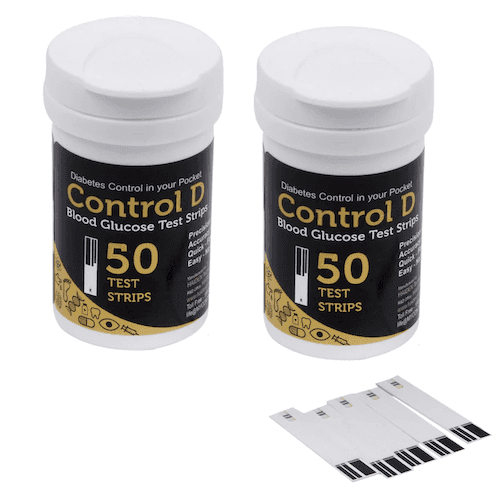 Control Blood Glucose Test Strips - 100 Count (Pack of 2) view 2