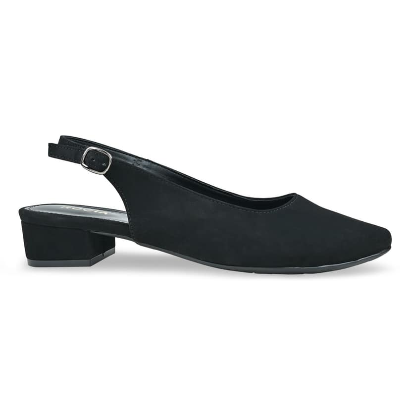 Black Women Sling Back Pumps