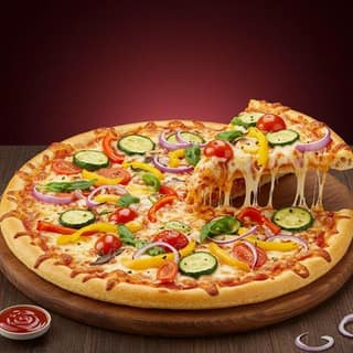 Pops Veggie Delight Pizza