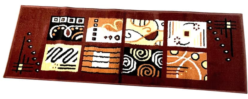 Omkar by R3 Inc. Tufted Carpet with anti slippery back - 51x148 cm view 2