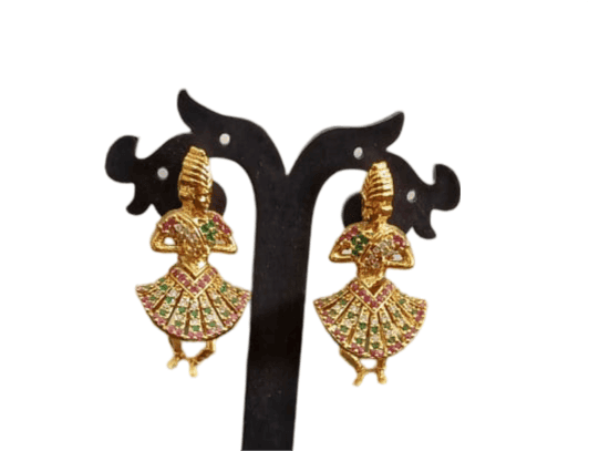 Dancing Lady Dangle Earrings view 2