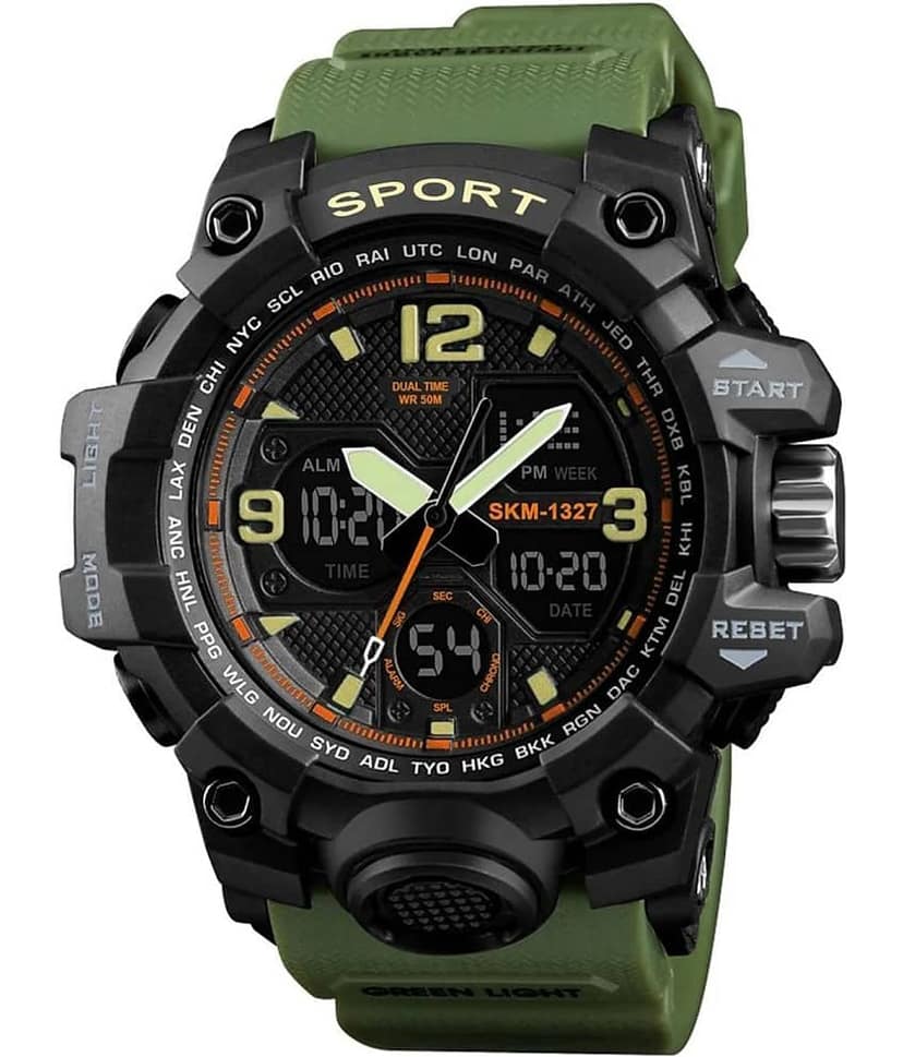 Harbor Green Silicon Analog-Digital Men's Watch