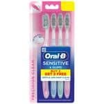 OralB Sensitive Gums Precision Clean Toothbrush 4 Pcs Buy 2 Get 2 Free