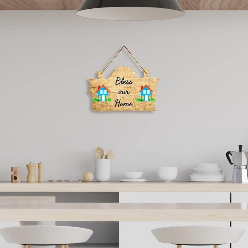 Wall Hangings for Home Decoration Items for Living Room Decor Welcome Home Wall Hanging for Home Office Decoration Handmade Craft Decorative Wall Art (WH1504) view 2
