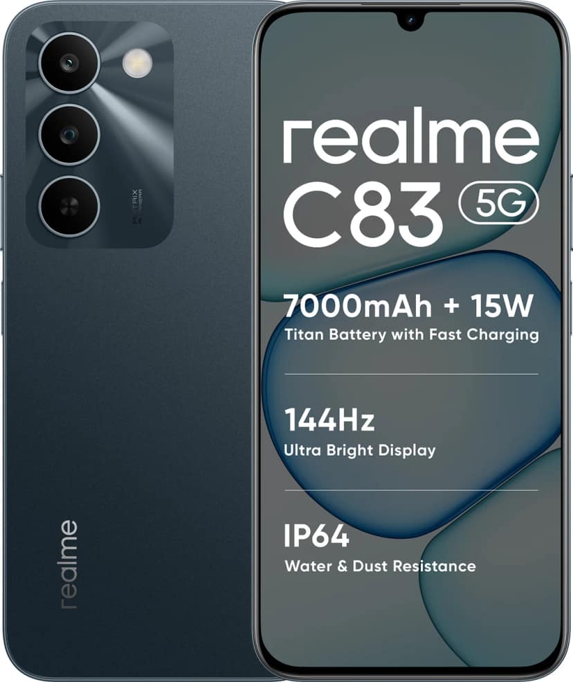 REALME C83 5G (Sprouting Green, 6GB RAM, 128GB Storage)