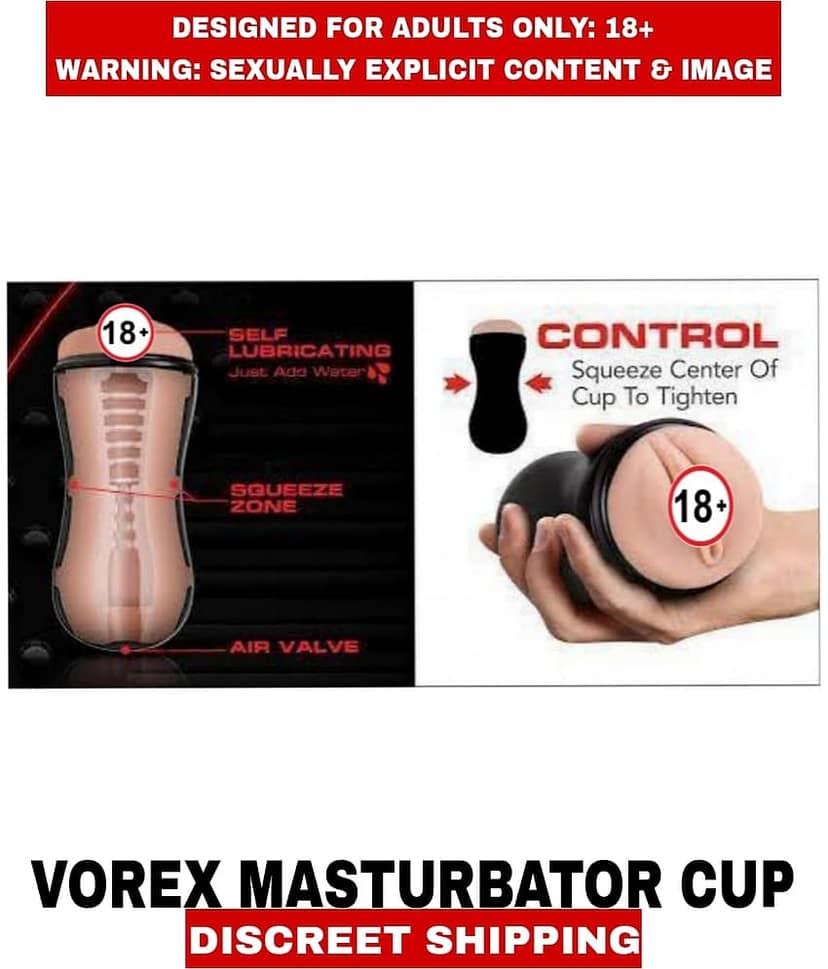 Sexual Wellness Men's Sex Toys Vorex Squeeze Pussy Masturbator Cup Fleshlight For Men view 2