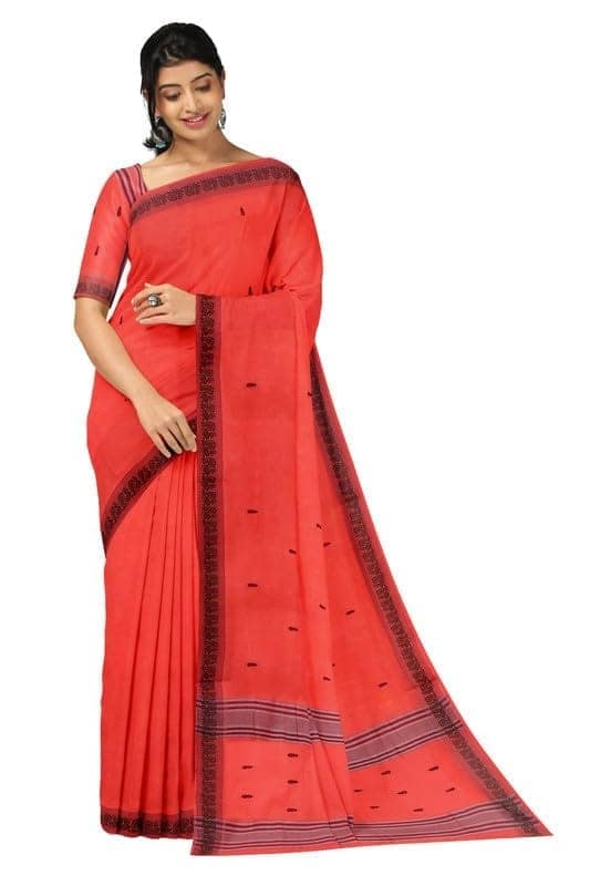 APCO Handloom (A Andhra Pradesh Govt Emporium)- Women's Traditional Pure Handloom Bandar (Polavaram) Cotton Saree | BCS0040