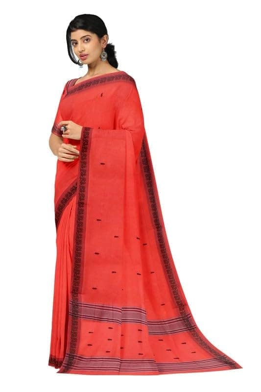 APCO Handloom (A Andhra Pradesh Govt Emporium)- Women's Traditional Pure Handloom Bandar (Polavaram) Cotton Saree | BCS0040 view 2