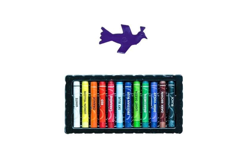 polo Oil Pastel 12 Shades, Multi-Coloured, Multi view 2