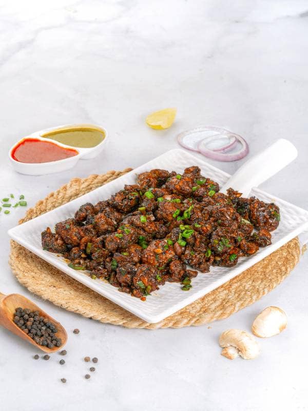 MUSHROOM PEPPER FRY