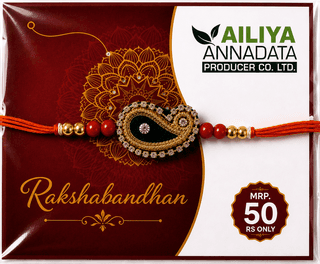 Zardosi Paisley Rakhi