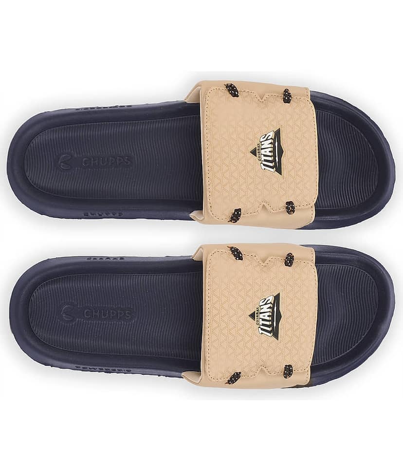 CHUPPS White Men's Slide Flip Flop view 2