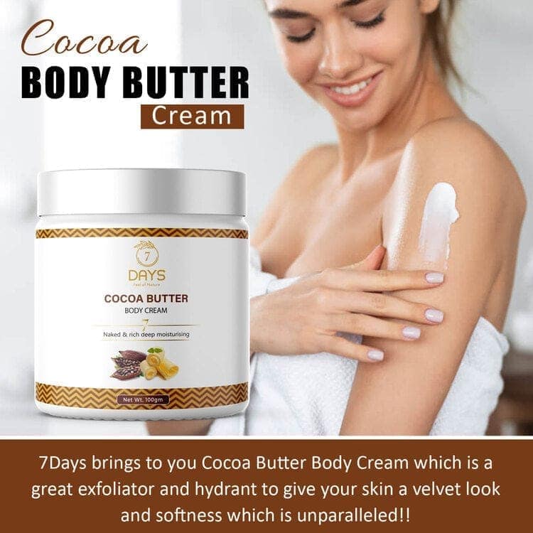 7 Days Naked & Rich Choco Body Butter Cocoa Butter,Deep Moisturizing Cream for Dry Skin (100 g) view 2