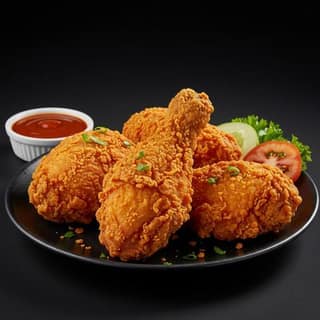 Hot And Crunchy Chicken 4 Pcs