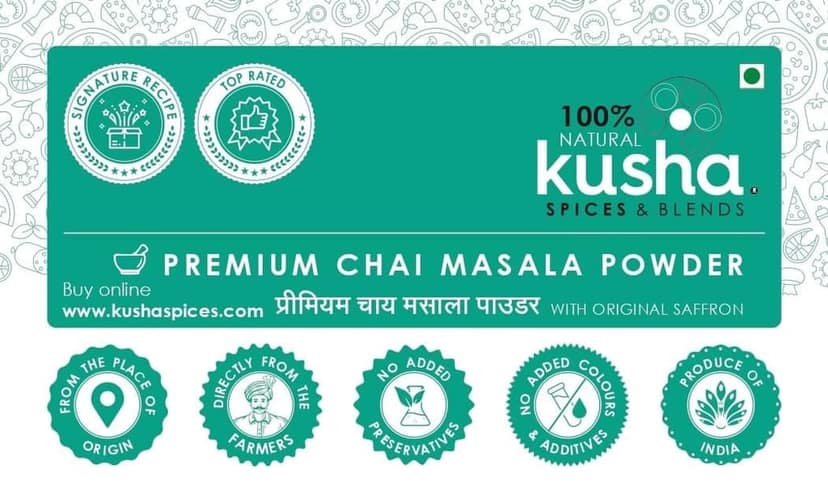 Kusha Spices Premium Chai Masala view 2