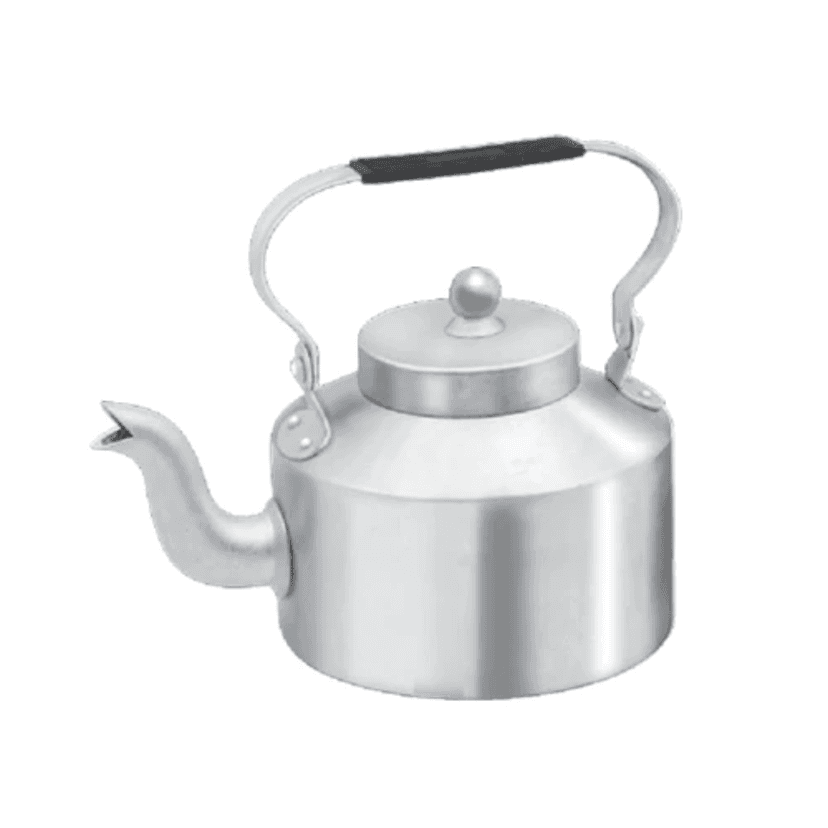 SHINI LIFESTYLE 1.2 L Tea Aluminium Tea Kettle/Hot Water Kettle 12 Cups, road side cutting chai tea kettle Carafe (Aluminium)
