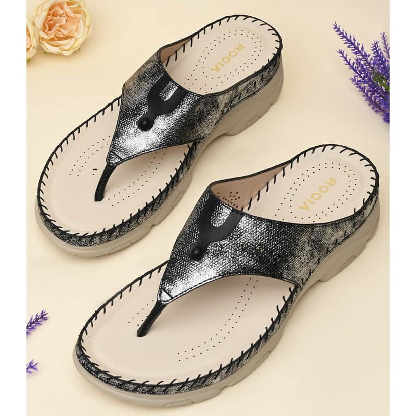 Black Women Casual Smart Wedges