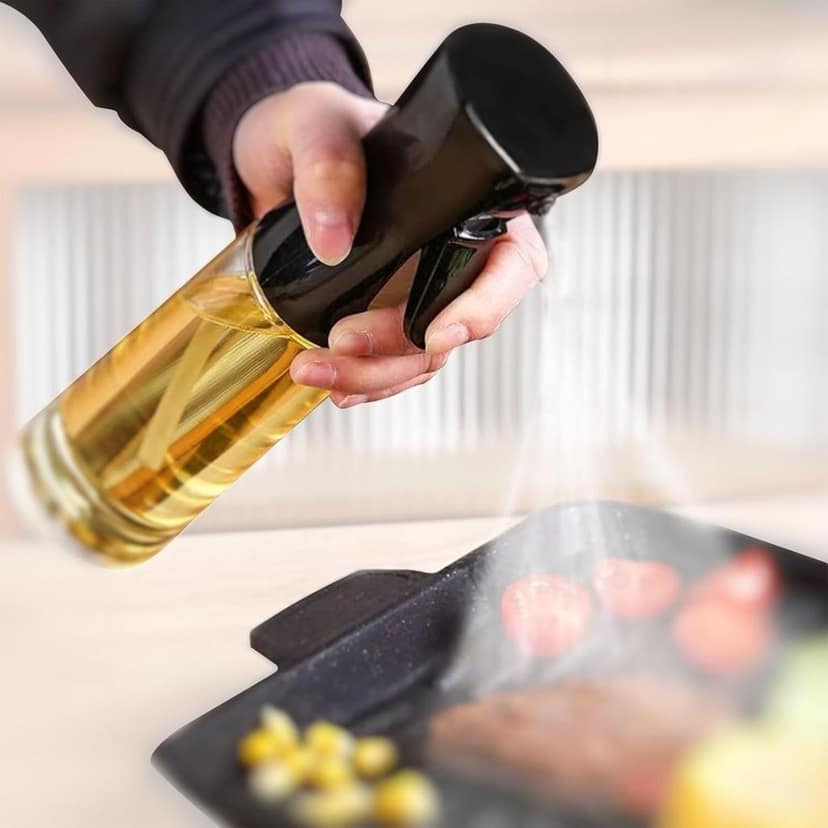 Black Oil Spray Bottle view 2
