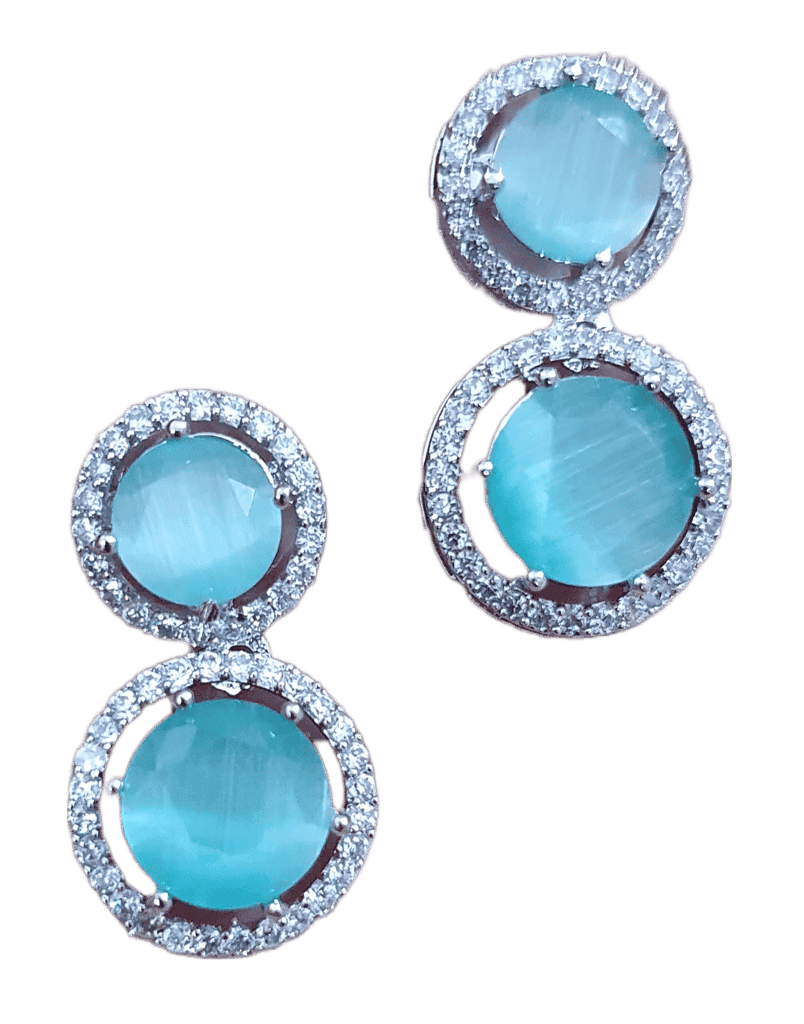 American Diamond Beautiful Studs Earrings view 2