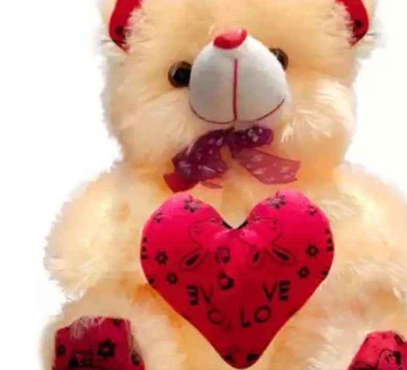 Cuddly Teddy Bear with Heart - Perfect Gift for Loved Ones view 2