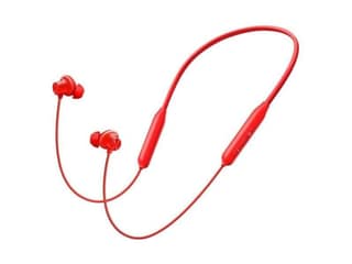 OnePlus Bullets Wireless Z3 In-Ear Neckband with 12.4mm Drivers, 3D Spatial Audio, 10 mins Charge for 27 hrs Playback - Samba Sunset