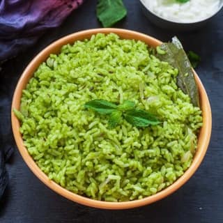 Pudina Rice and Egg Fry