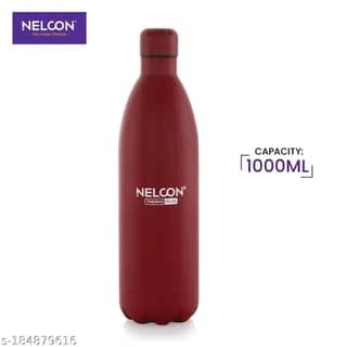 1000 Ml Capacity Blue Color Stainless Steel Water Bottle